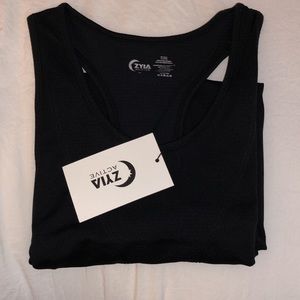 NWT ZYIA Black Copper Charged Tank